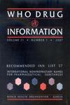 WHO Drug Information, Vol. 21, No. 1 2007