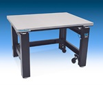Tabletop design offers greater stability, especially for small laboratory tables