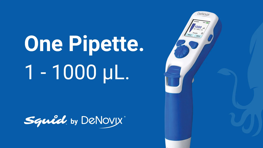Squid Rx Device DeNovix launches Squid™ Full Range Pipette: A single device covering 1 ...