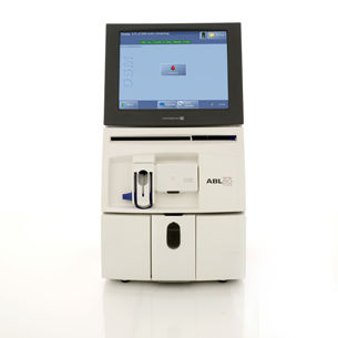 Radiometer's ABL80 FLEX CO-OX OSM Blood Gas Analyzer for Cath Labs, EDs