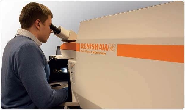 The Renishaw inVia confocal Raman microscope.