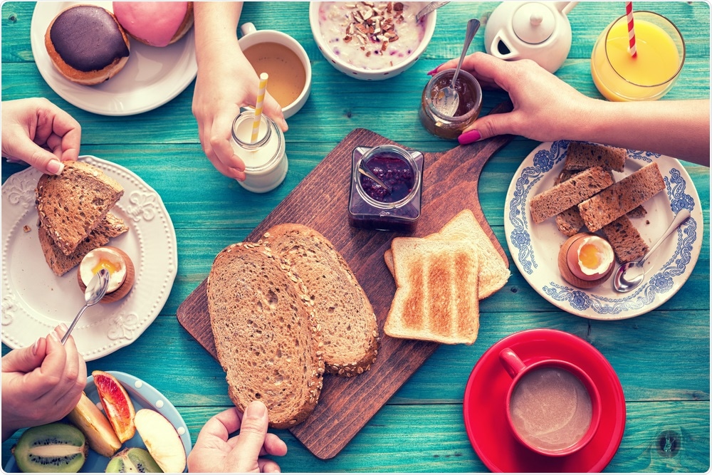 Breakfast table