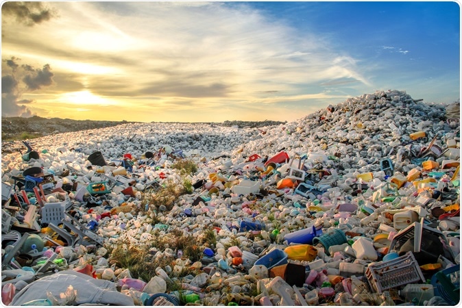 Waste plastic bottles and other types of plastic waste at disposal site. Image Credit: Shutterstock Waste plastic bottles and other types of plastic waste at disposal site. Image Credit: Shutterstock