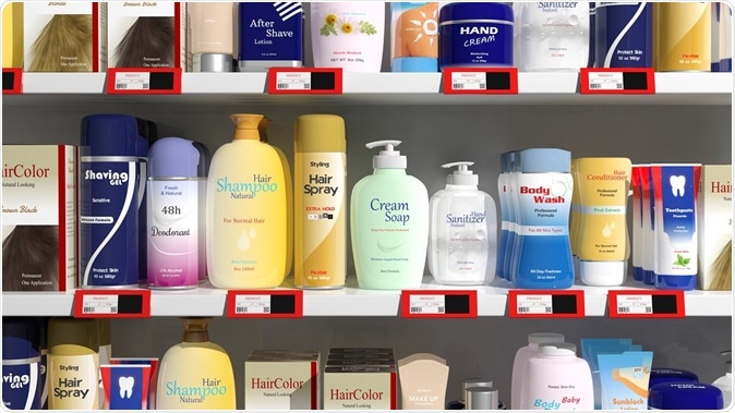 Personal care products. Image Credit: Gts / Shutterstock Personal care products. Image Credit: Gts / Shutterstock
