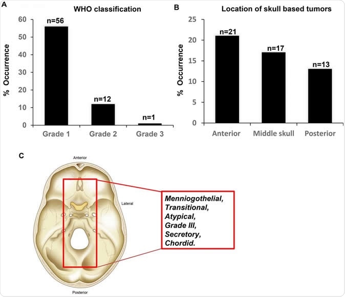 Figure 1: Characteristics of the meningioma