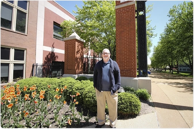 Jeffrey Scherrer, Ph.D., is a professor of family and community medicine at Saint Louis University. Photo by Ellen Hutti.