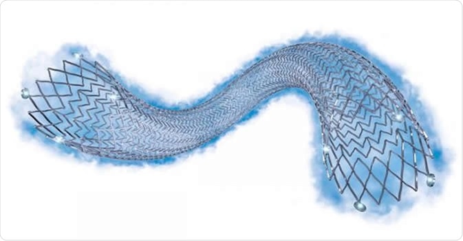 Eluvia⢠is a drug-eluting vascular stent system for clinical treatment of peripheral artery disease (PAD). Image Credit: Boston Scientific
