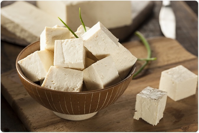 Isoflavone Intake and the Risk of Coronary Heart Disease in US Men and Women: Results From 3 Prospective Cohort Studies. Organic Raw Soy Tofu. Image Credit: Brent Hofacker / Shutterstock