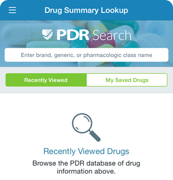 Using The Mobilepdr App To Search Drugs And Interactions