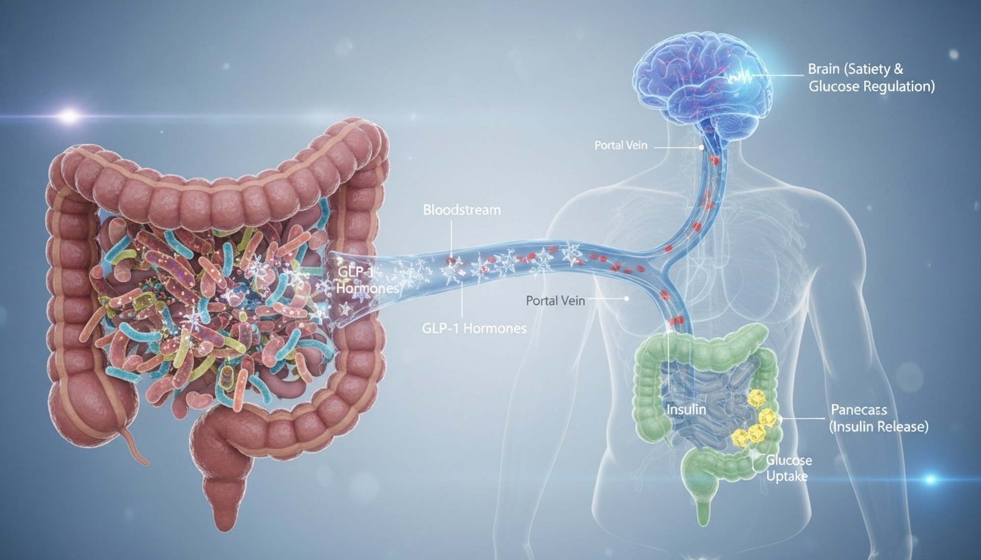 Gastrointestinal tract connection to brain