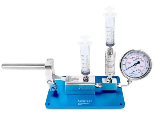 Hand-driven high-pressure homogenizer (HandGenizer)