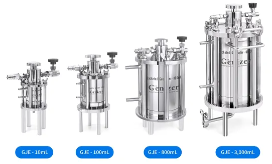 Jacketed liposome extruders
