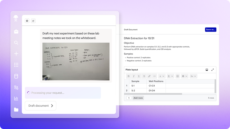 Automating laboratory documentation with AI