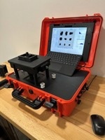 Portable dry powder analyzer for pharma industries