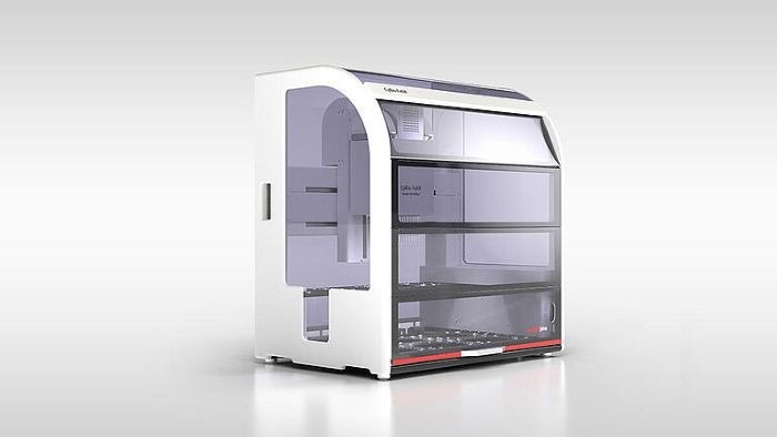 Product image of the CyBio FeliX against a white green screen.