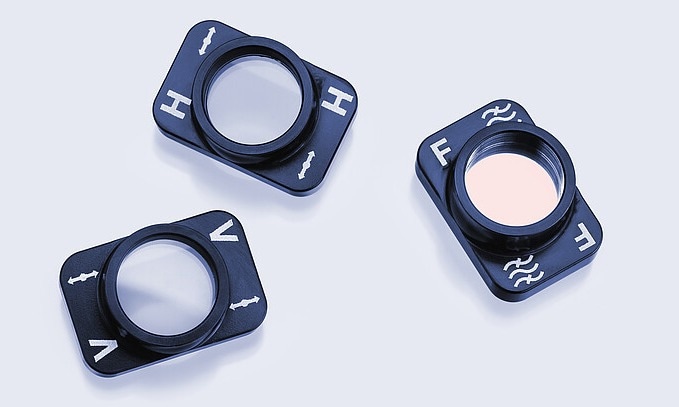 Lightsizer DLS polarizing filters.