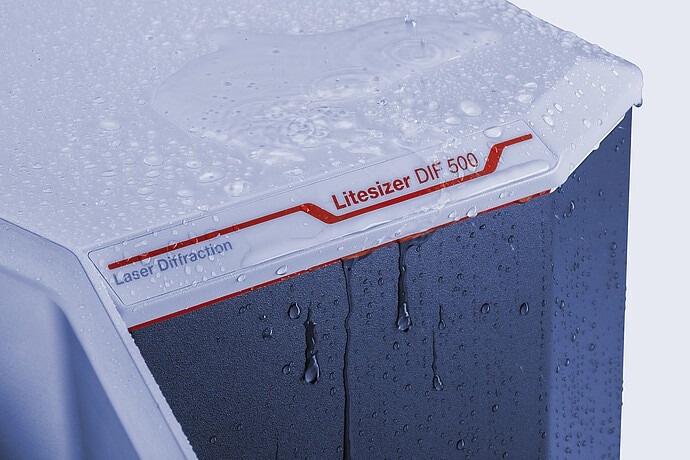 Close up view of the Litesizer DIF 500 system