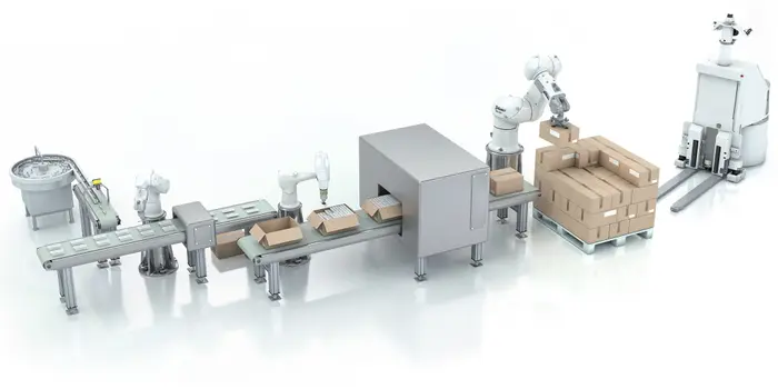 Accesspharma robots product image vector illustration showing their capacity.