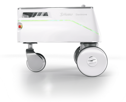 Sterimove robot for aseptic cleanroom applications, the staubli robot.