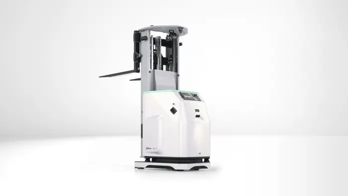 Robot forklift image product.