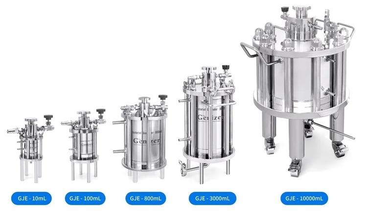 Genizer Jacketed Liposome Extruder for Liposome Size Reduction.