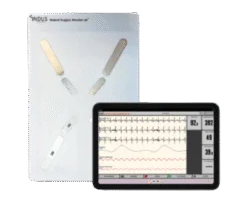 Heated surgical platform with screen showing configurable, clear wavelengths.