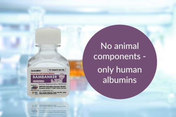 Bambanker Range: Serum-free cryopreservation media