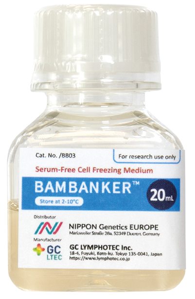 Bambanker Range: Serum-free cryopreservation media