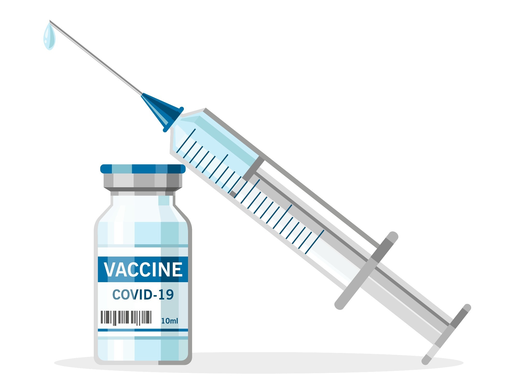 vaccine needle cartoon