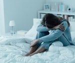 How has the prevalence of psychological distress in the adult population of England changed since 2020?
