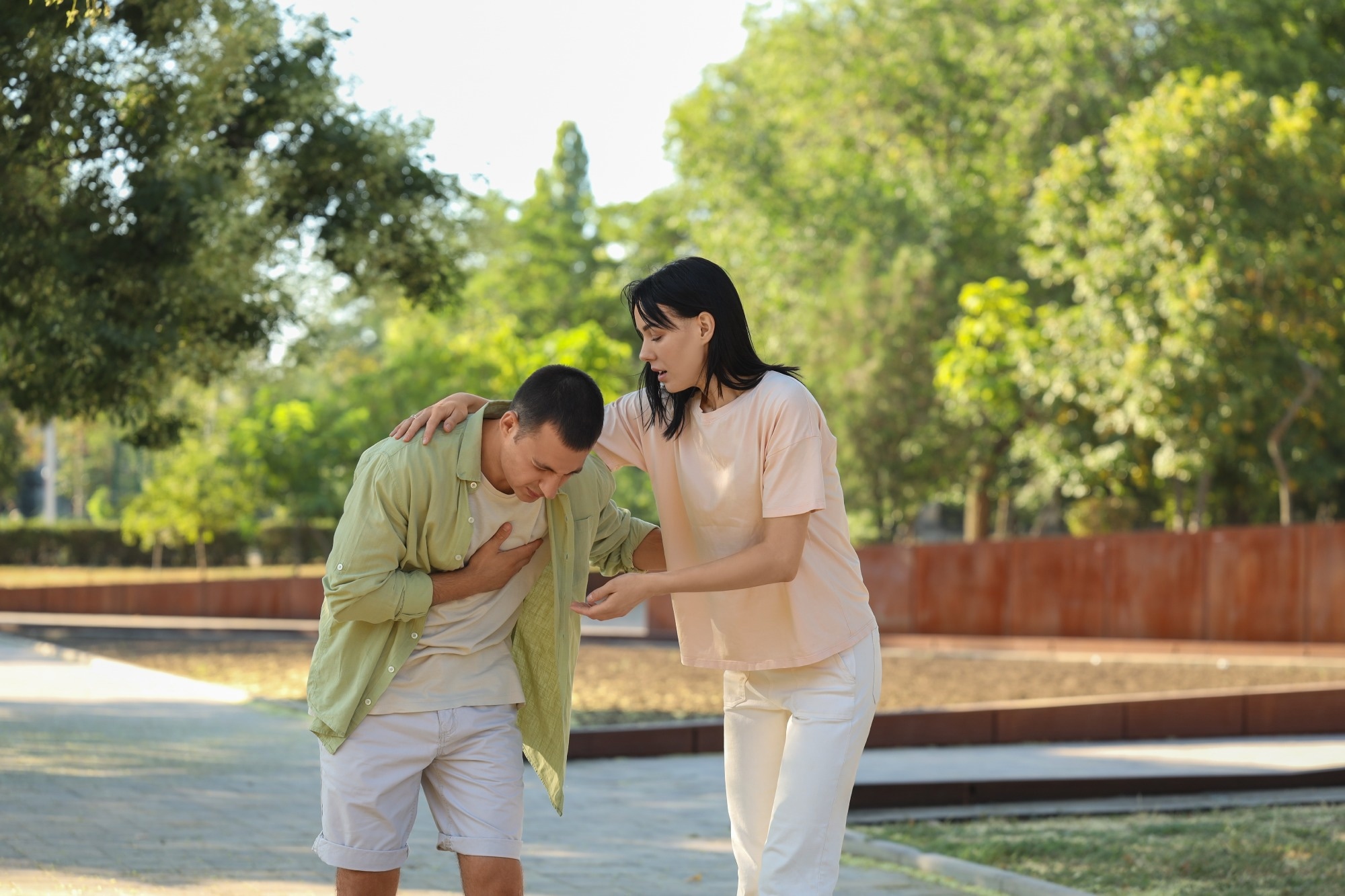 Men develop premature heart disease earlier than women