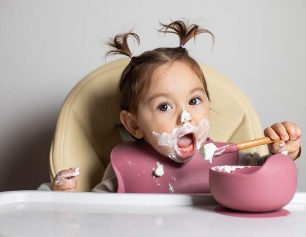 Pediatric experts say plain yogurt is safe from 6 months and belongs in a baby’s diet