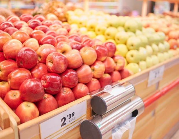 Fruit and vegetables sell better when supermarkets place them near the entrance