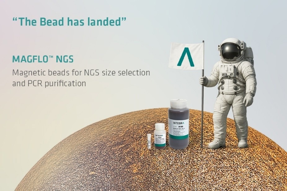 INTEGRA Biosciences expands availability of MAGFLO™ NGS magnetic beads for efficient NGS size selection and PCR clean-up