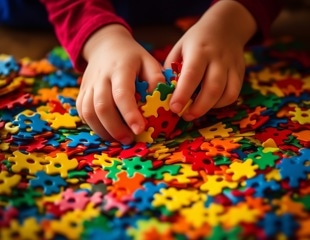 Two early-life findings stood out in children who later screened positive for autism risk