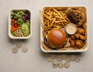 Lower-calorie meals look cheaper, but there’s a catch in the price