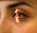 How far your eyes move may change what you see