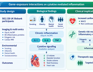 What links smoking, body fat, mental health, genes, and heart risk? Inflammation may be part of the answer