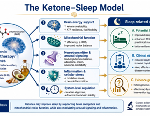Ketones may change sleep patterns, but not always for the better