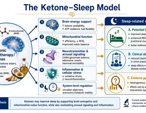 Ketones may change sleep patterns, but not always for the better