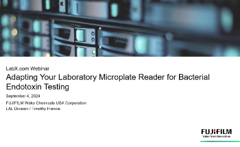 Adapting your laboratory microplate reader for bacterial endotoxin testing