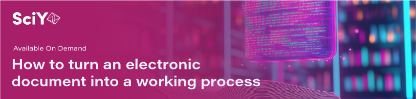 How to turn an electronic document into a working process